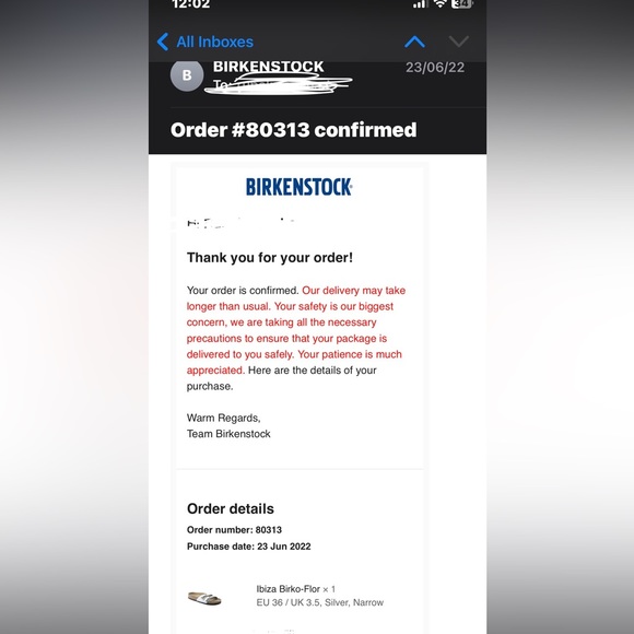 Barely used Birkenstock - not keen on more 5% discount ! It’s already low - Picture 8 of 8